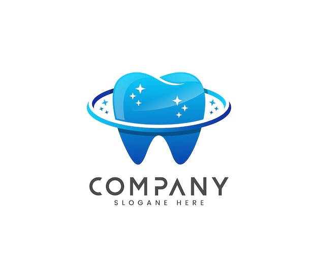 Vector diseño de logotipo dental logotipo de dentista