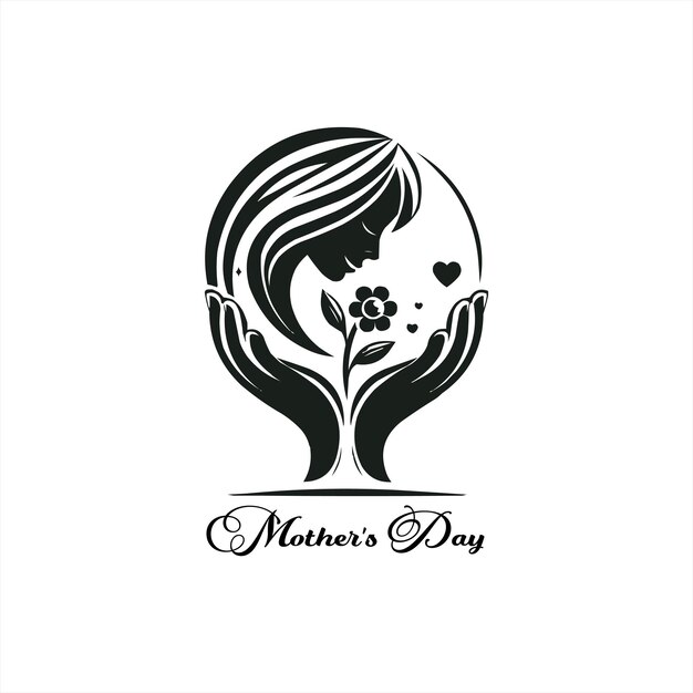 Diseño del logotipo del día de la madre