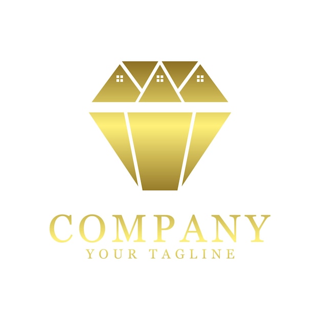 Diseño del logotipo del diamante