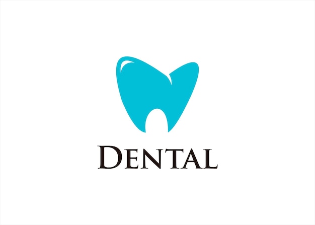 Diseño de logotipo de dientes dentales