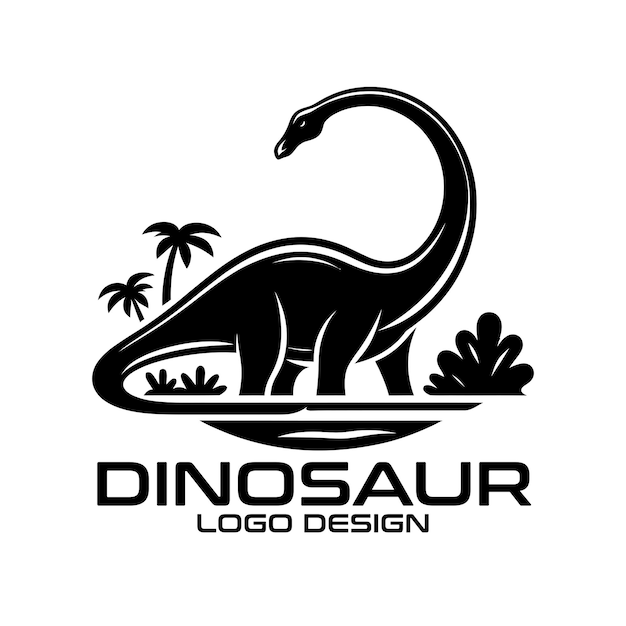 Diseño del logotipo de Dinosaur Vector