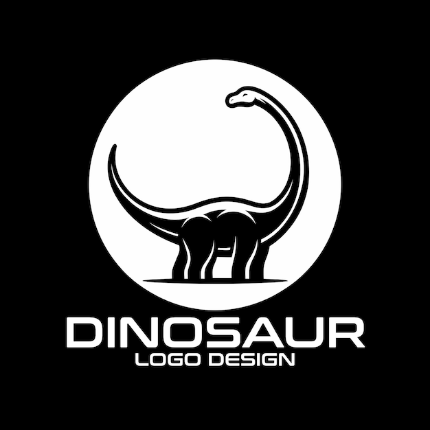 Diseño del logotipo de Dinosaur Vector