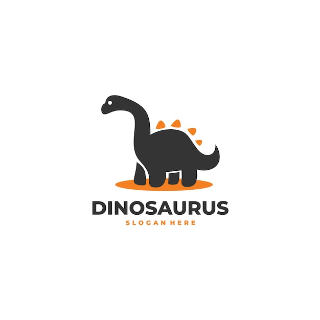 Diseño del logotipo de los dinosaurios