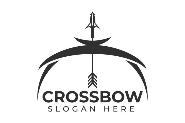 Diseño de logotipo y diseño tipográfico de tiro con arco