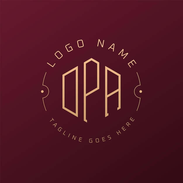 Diseño de logotipo de DPA de lujo Letra elegante DPA Monograma Logotipo minimalista Poligono plantilla de diseño de logotipo DPA