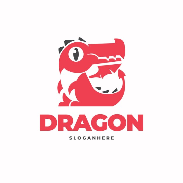diseño del logotipo del dragón