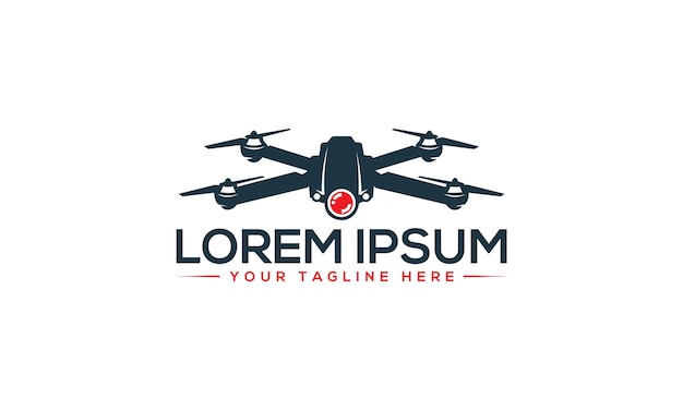 Diseño de logotipo de drones Vector de diseño de logotipo de drones creativo y profesional