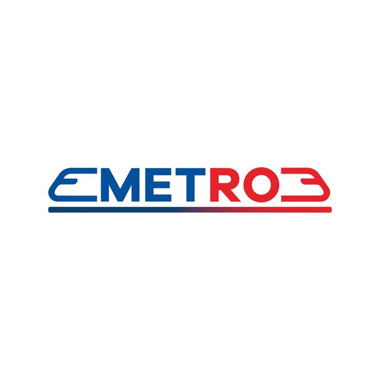 diseño del logotipo e icono del metro