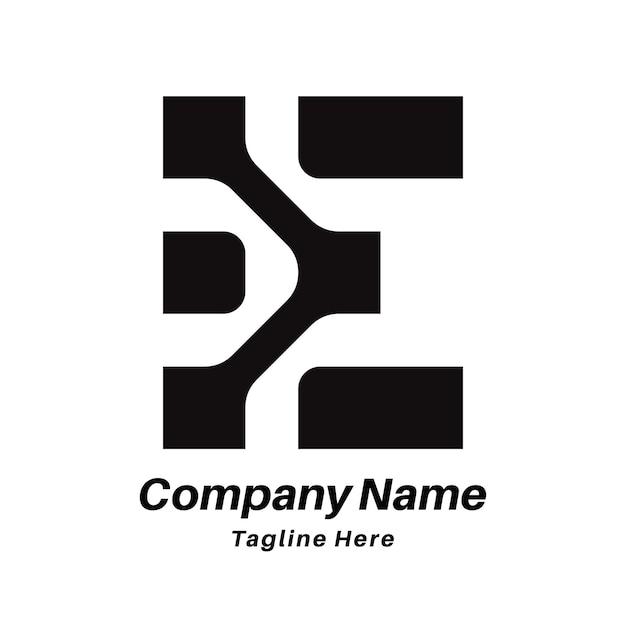 Diseño del logotipo de E letter tech