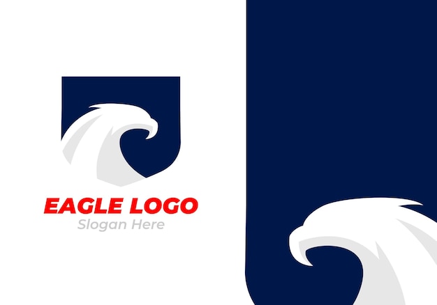 Vector diseño de logotipo de eagle