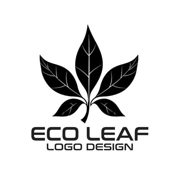 Diseño del logotipo de Eco Leaf Vector