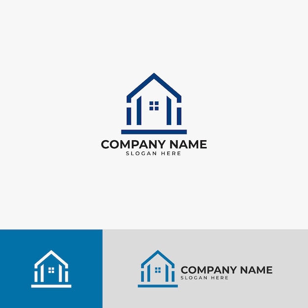 Diseño del logotipo del edificio de la casa