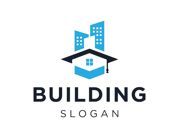 El diseño del logotipo del edificio se creó utilizando la aplicación Corel Draw 2018 con un fondo blanco.