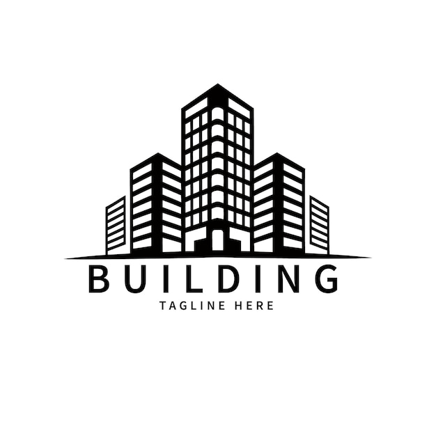 Diseño de logotipo de edificio inmobiliario