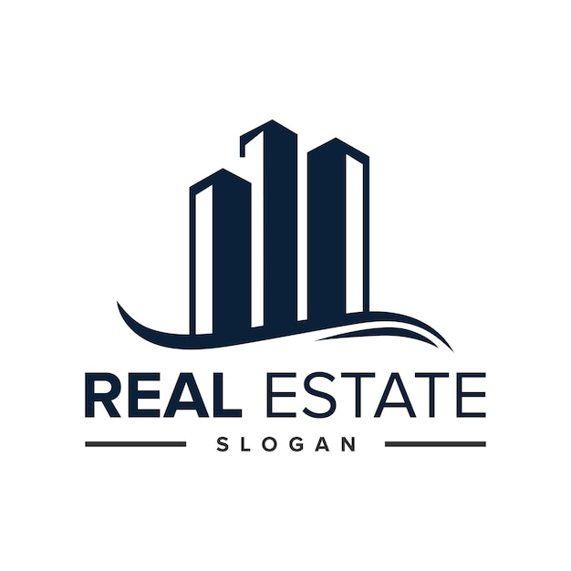 Diseño de logotipo de edificio inspiración diseño de logotipo del edificio vector
