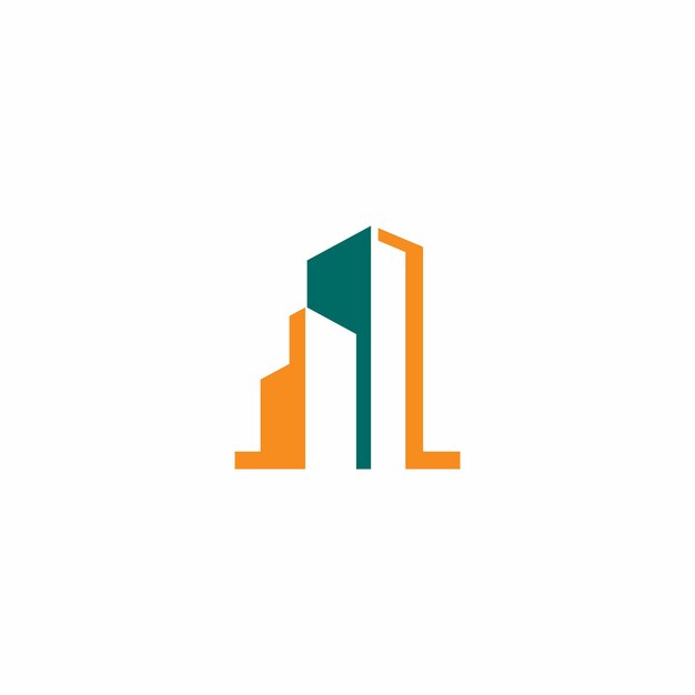 diseño de logotipo de edificio de oficinas, logotipo de bienes raíces