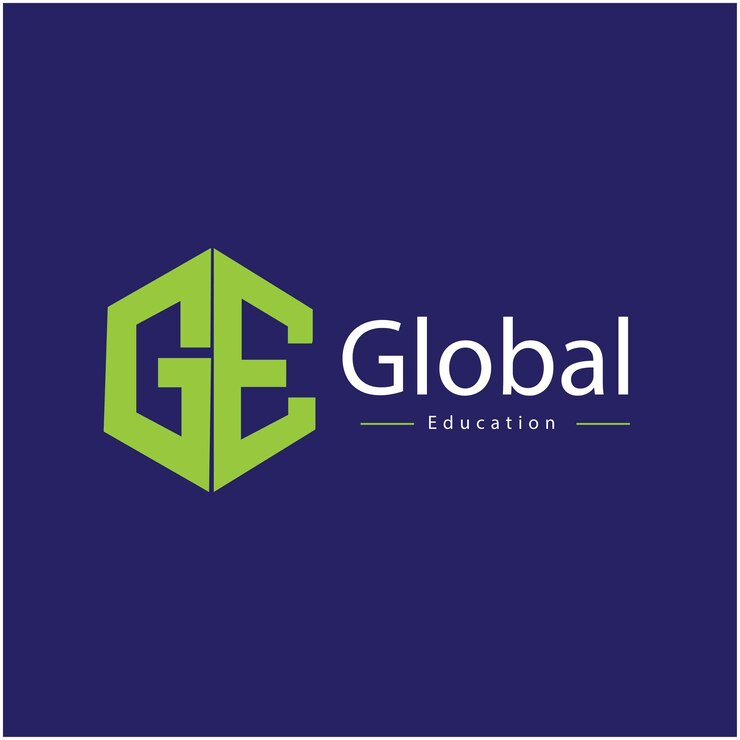 Diseño del logotipo de la educación mundial