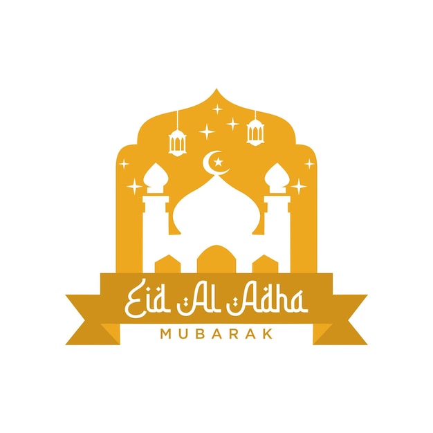 Diseño de logotipo de eid al-adha