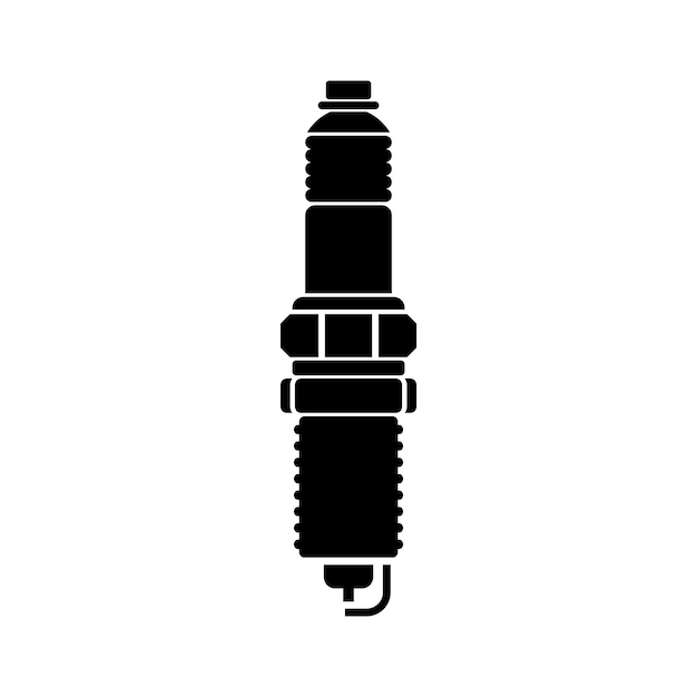 diseño del logotipo del ejemplo del vector del icono de la bujía