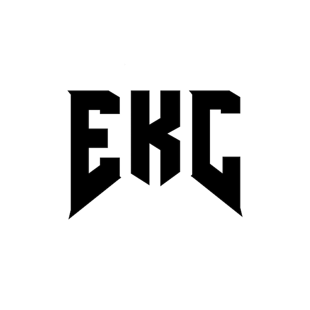El diseño del logotipo EKC es una combinación de colores en blanco y negro, el diseño de EKC es un vector EKC, el diseño del icono EKC es el diseño de la tipografía EKC.