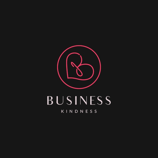 Diseño de logotipo elegante con letras BK o KB con ilustraciones vectoriales