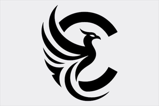 Un diseño de logotipo elegante y moderno con la letra C en negrita