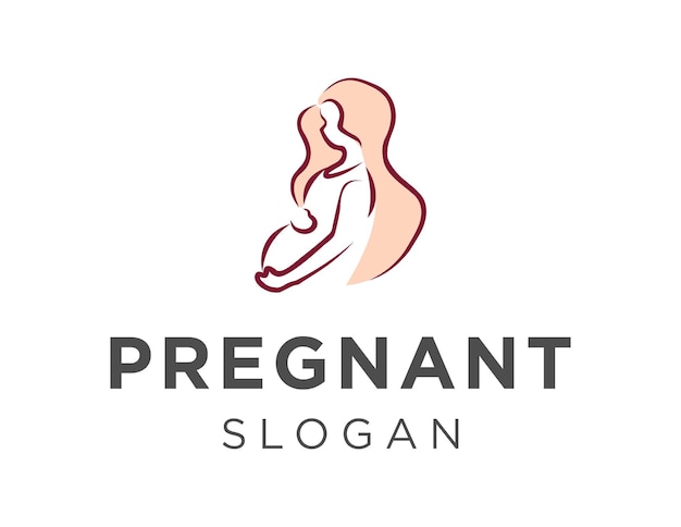Diseño de logotipo embarazada
