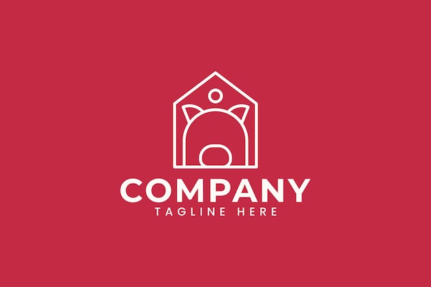 Diseño de logotipo para la empresa de alimentos para animales de la granja de restaurantes