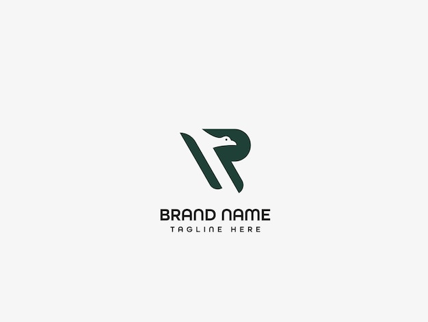 Diseño de logotipo de empresa de carta de pájaro.