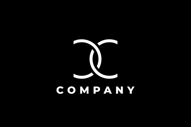 Diseño del logotipo de la empresa CC - Marca de negocios moderna