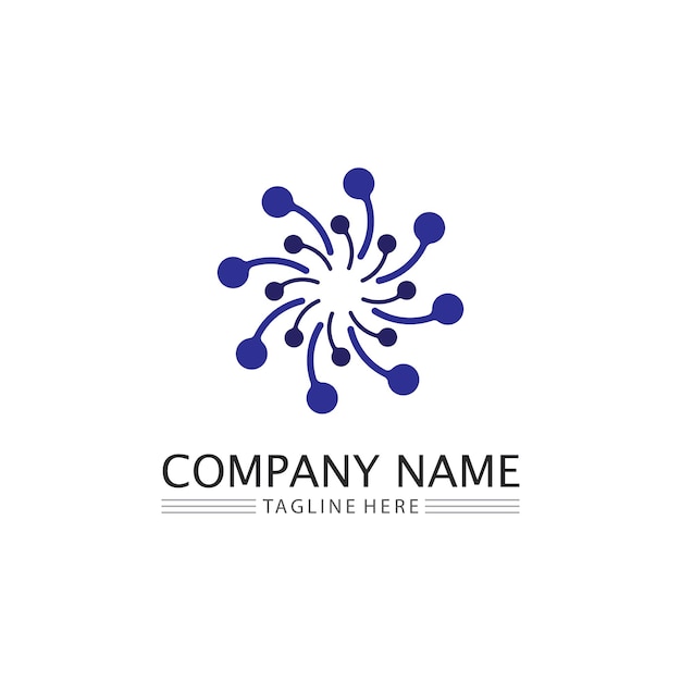 Diseño de logotipo de empresa Concepto de imagen vectorial Ilustración gráfica