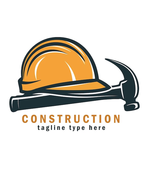 Diseño del logotipo de la empresa de construcción e inmobiliaria