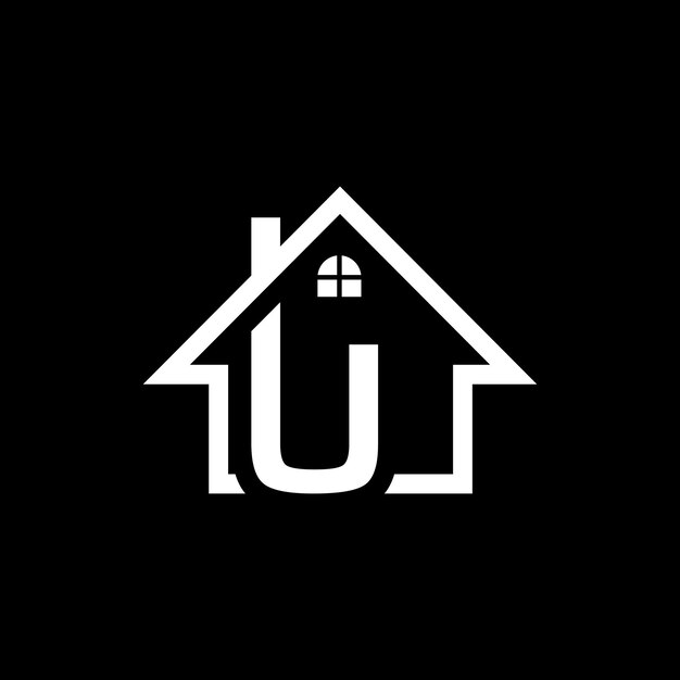Diseño del logotipo de la empresa inmobiliaria Diseño del Logotipo de la compañía inmobiliaria Log de la empresa de construcción e inmobiliaria