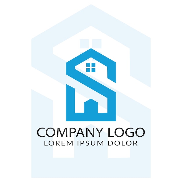 Vector diseño de logotipo de empresa inmobiliaria