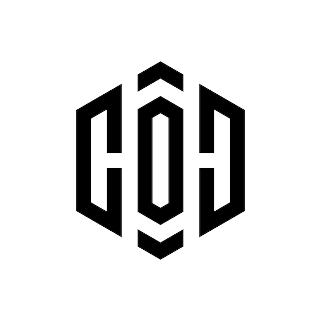 Diseño del logotipo de la empresa con la letra h hexagonal