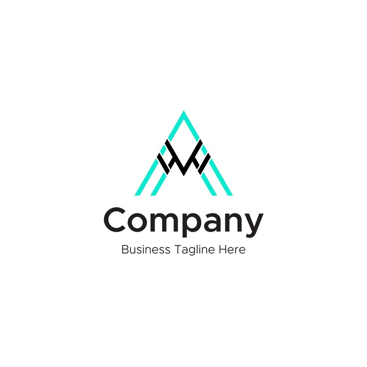Un diseño de logotipo de empresa de letras