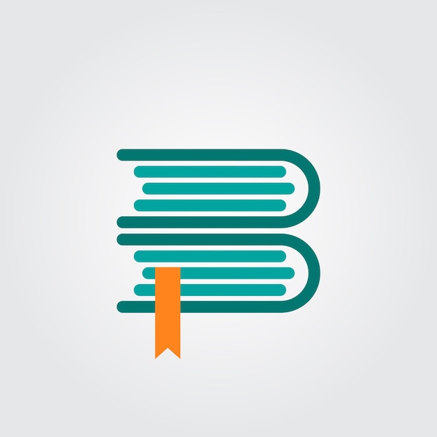 Diseño de logotipo de empresa de libros.