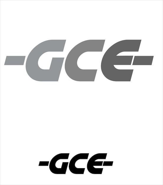 Diseño de logotipo para empresa metalúrgica, siderúrgica. gce, g, c, e letras diseño de logotipo vectorial