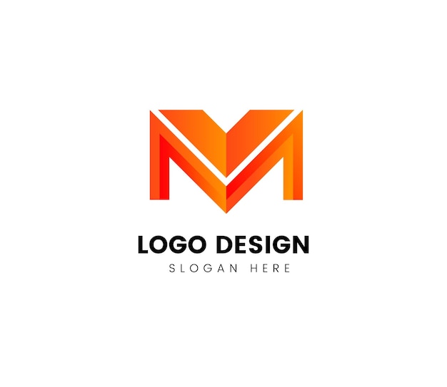Diseño de logotipo de empresa minimalista colorido