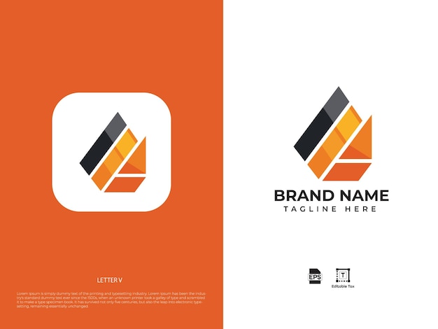 diseño de logotipo de empresa moderna