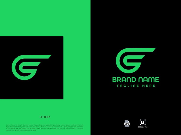 Vector diseño de logotipo de empresa moderna
