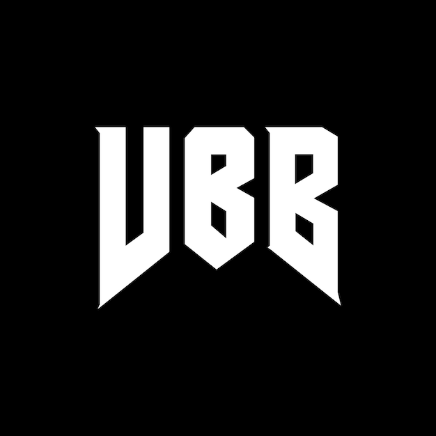Diseño de logotipo de la empresa de tecnología VBB: combinación de colores blanco y negro VBB: diseño de logotipo VBB: icono VBB: alfabeto VBB: tipografía VBB