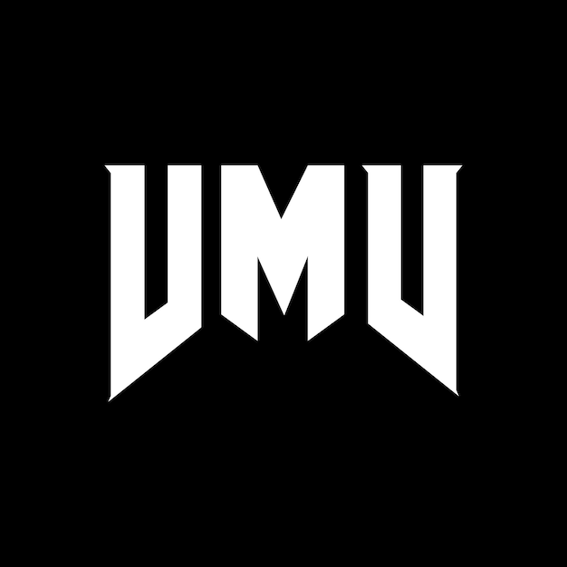 Diseño del logotipo de la empresa de tecnología VMV: combinación de colores blanco y negro, diseño del logotipo VMV, diseño del icono VMV, tipografía VMV.