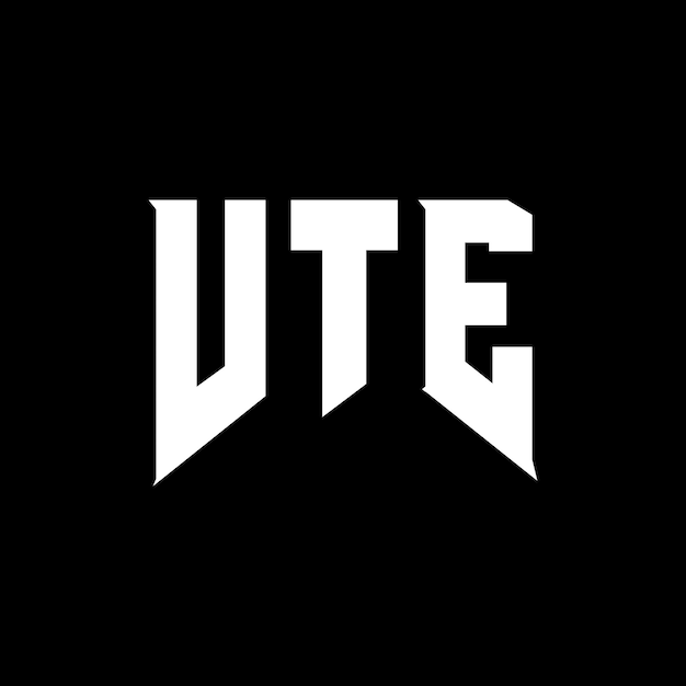 Diseño de logotipo de la empresa tecnológica VTE VTE logotipo de combinación de colores blanco y negro VTE logo VTE vector VTE diseño VTE icono VTE alfabeto VTE tipografía diseño de logotipo