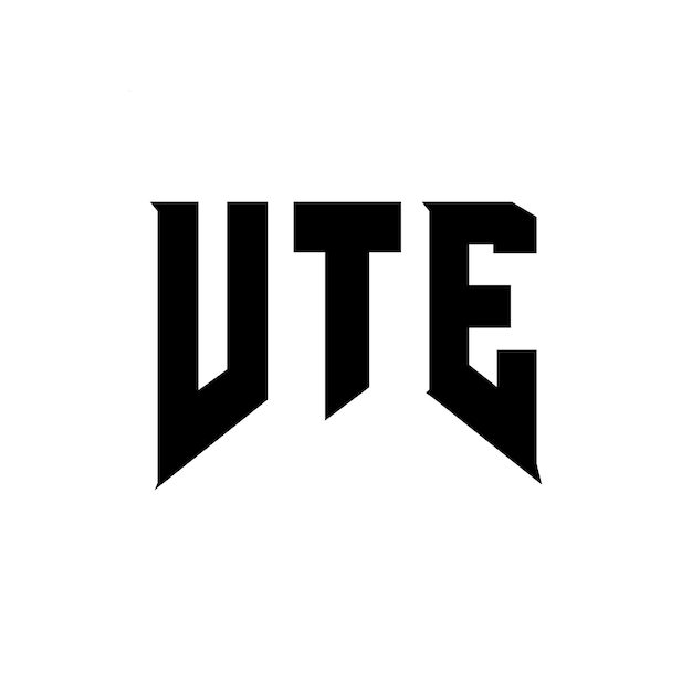 Diseño de logotipo de la empresa tecnológica VTE VTE logotipo de combinación de colores blanco y negro VTE logo VTE vector VTE diseño VTE icono VTE alfabeto VTE tipografía diseño de logotipo