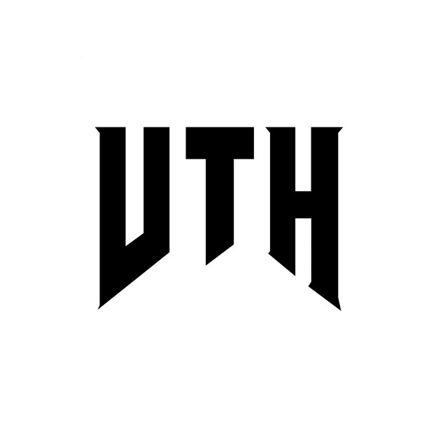 Diseño de logotipo de la empresa tecnológica VTH VTH logotipo combinación de colores blanco y negro VTH logo VTH vector VTH diseño VTH icono VTH alfabeto VTH tipografía diseño de logotipo
