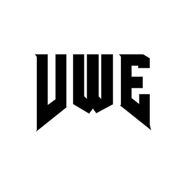 Diseño de logotipo de la empresa tecnológica VWE VWE logotipo combinación de colores blanco y negro VWE logo VWE vector VWE diseño VWE icono VWE alfabeto VWE tipografía diseño de logotipo