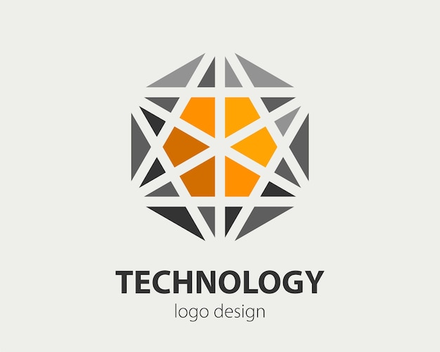 Diseño de logotipo empresarial abstracto concepto de logotipo de empresa vectorial signo corporativo haxogen para identidad de marca