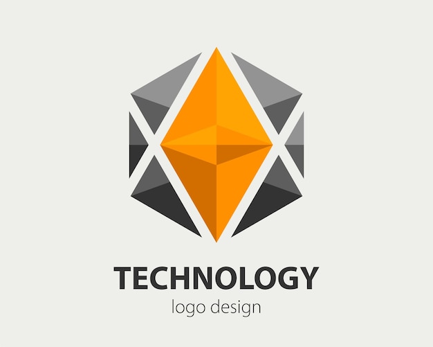 Diseño de logotipo empresarial abstracto Concepto de logotipo de empresa vectorial Signo corporativo Haxogen para identidad de marca
