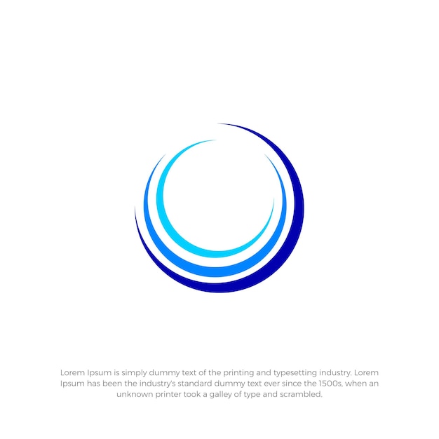 diseño de logotipo empresarial abstracto